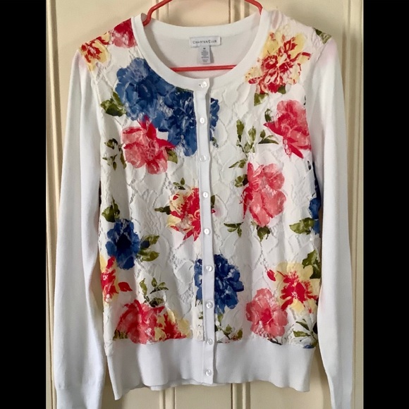 Charter Club Button-Down Cardigan Sweater - Picture 2 of 8